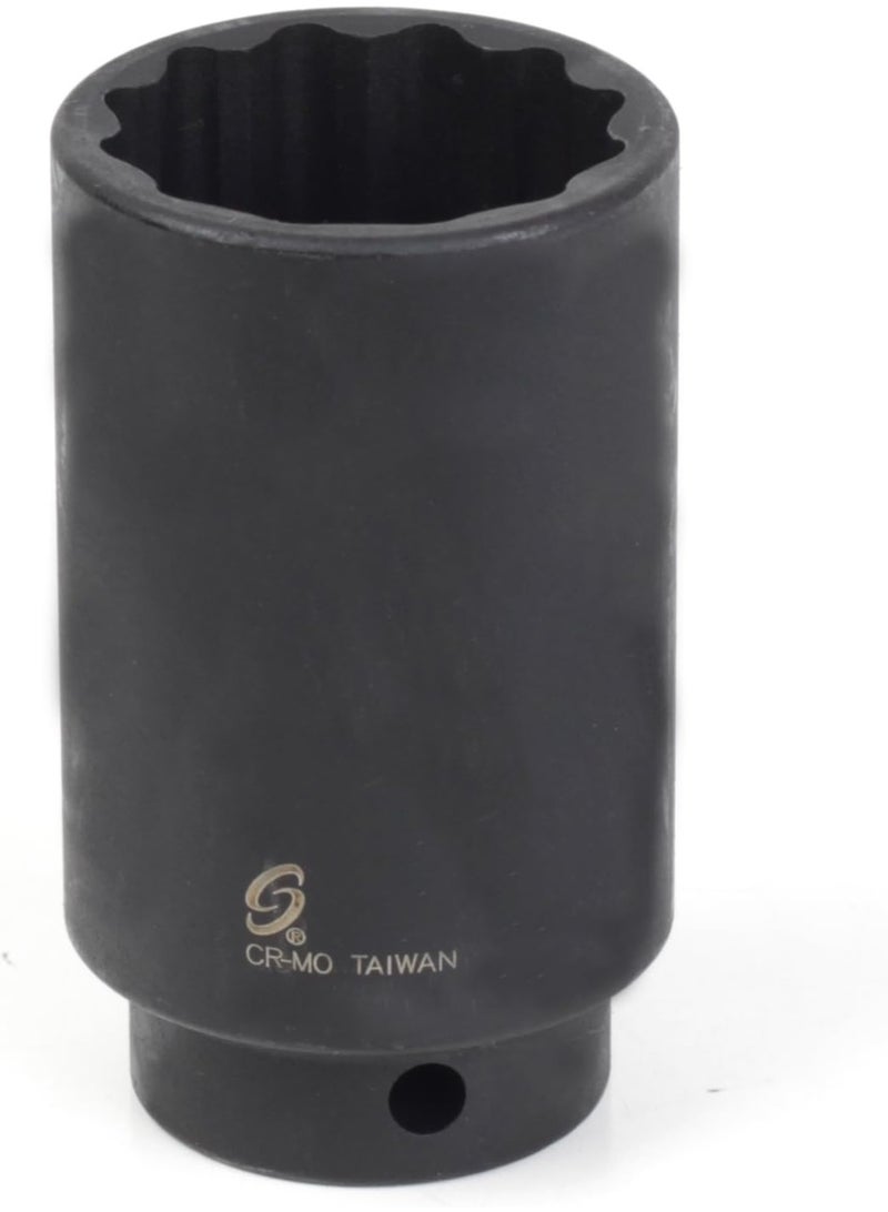 SUNEX TOOLS 236zmd 1/2-Inch Drive 36-Mm 12-Point Deep Impact Socket - Image 1