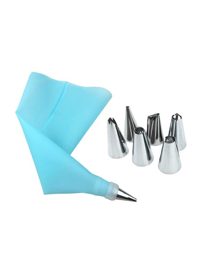 Cool Baby Stainless Steel Pastry Nozzles For Cream Blue/Silver - Image 1