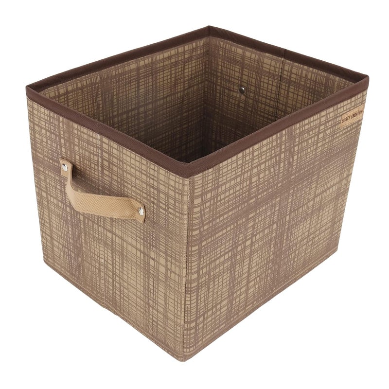 SHREY CREATION SHREY CREATION Foldable Non Woven Print Clothes organiser for wardrobe organisers storage box organizer cloth Box for Socks Bra Tie and Scarfs Pack Of 4  - Image 3