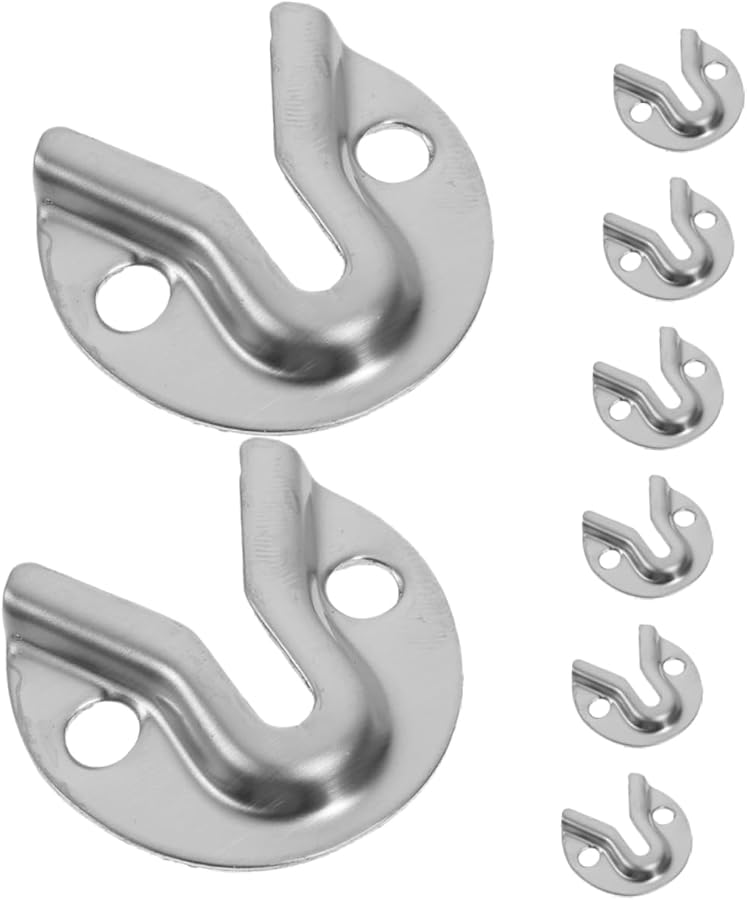 Artibetter 8pcs Heavy Duty Metal Keyhole Hangers Wall Mounting Kit for Picture Frames Mirrors Artwork - Image 1