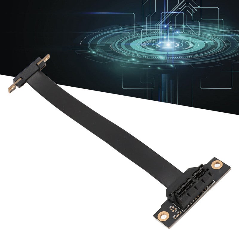 Pcie 3.0 Riser Cable 30cm High Speed Transfer Pcie Express 3.0 Extension - Increased Flexibility Pcie X1 Expansion for Pc Sound Card Capture Card Network Card Wireless Card Setup - Image 3