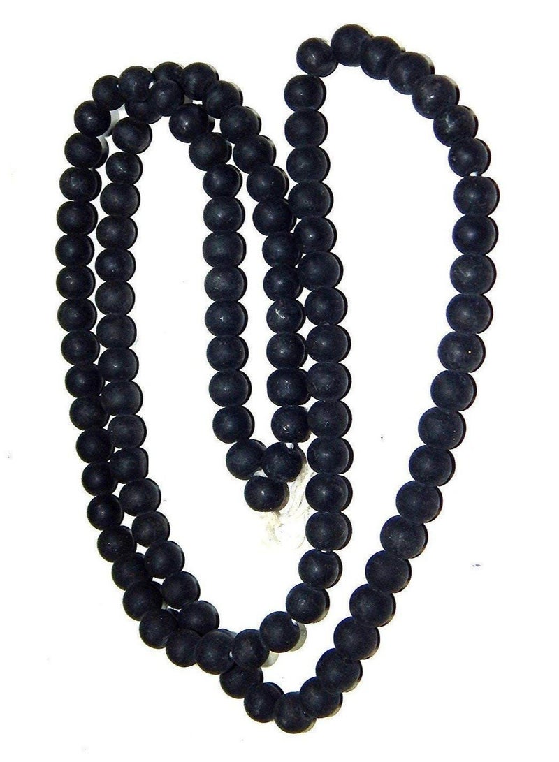 RDK Processed Chandan Mala 108+1 Wooden Beads Meditation, Prayer & Yoga Jewelry (Black) - Image 2