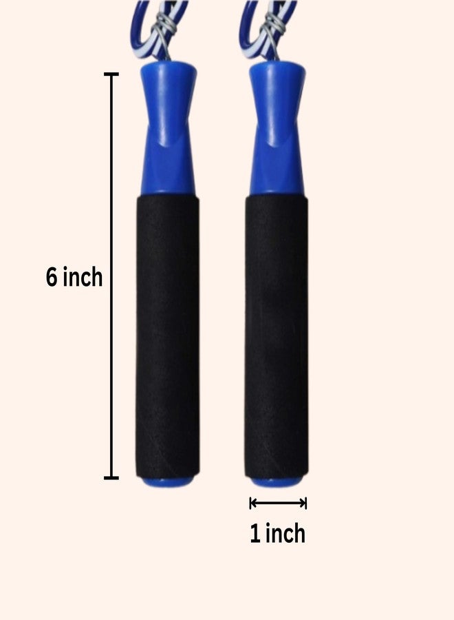 Everyday Walk Adjustable Skipping Rope for Men & Women, Jumping rope | fitness Rope GYm, Sports, & Exercise (Blue) - Image 4