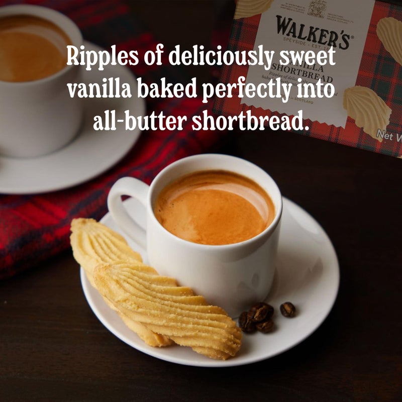 Walker's بسكويت فانيليا وولكرز شورت بريد، بسكويت شورت بريد زبدة نقية، علبة 5.3 أونصة (عبوة من 4) - Image 3