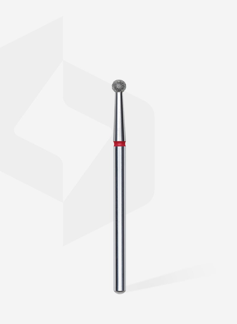 STALEKS PRO Diamond nail drill bit ball red EXPERT head diameter 2,7 mm - Image 2