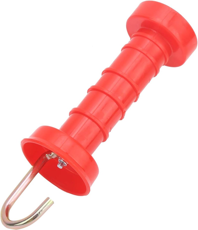 Electric Fence Gate, Deosdum Electric Fence Insulators 10Pcs Electric Fence Gate Handles Red Abs Heat Cold with 10Pcs Insulators Electric Fence Gate Handle - Image 3