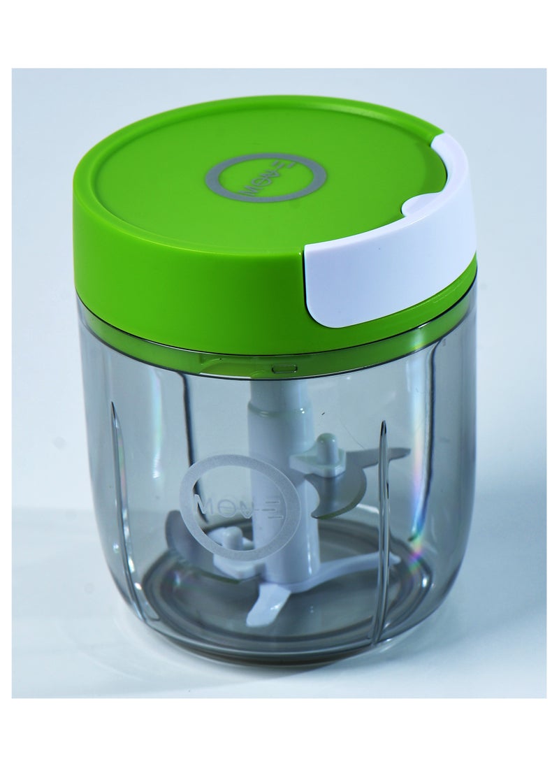 MOVE ON - 520ml Quick Manual Pull Chopper with 3 Sharp Stainless-Steel Blades - Image 1