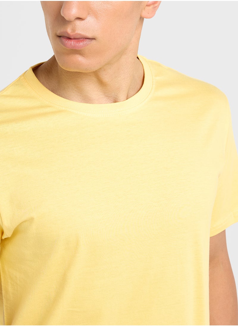 Seventy Five Basics Crew Neck T-Shirt  - Image 3