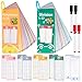 PEASUG Multiplication and Division Flash Cards 30 Pcs 012 Math Flash Cards with 4 Dry Erase Pens 2 Rings Educational Time Table Flash Cards for 1st3rd Graders Multiplication Game - Image 2