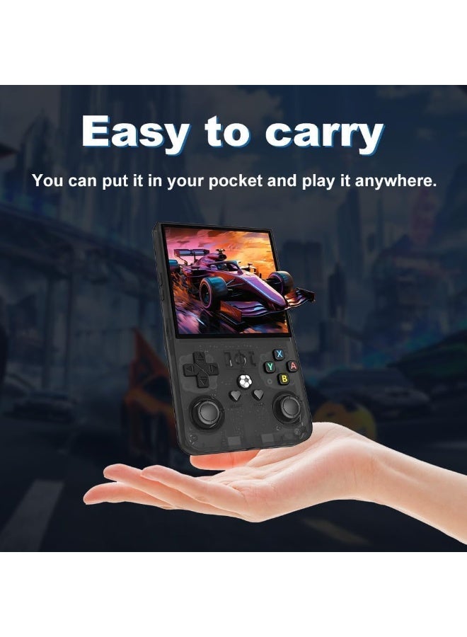 ELTRAZONE R36MAX Retro Handheld Gaming Console with 4.0" IPS Screen, Professional RK3326 Chip, Linux System, 18000+ Built-in Games, 4000mAh Battery, Ergonomic Design (Elegant Black) - Image 5