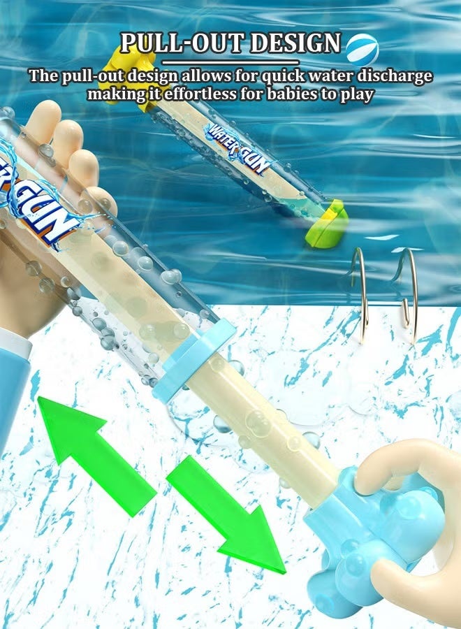 4Pieces Water Shooter Toys Water Gun for Kids, Firework Effect Summer Outdoor Swimming Pool Backyard Beach Water Game Fighting Play Toys - Image 3