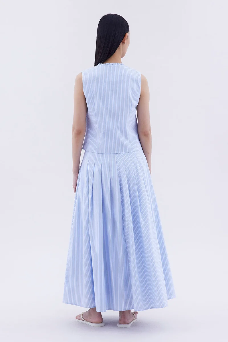 ذا اديتورز ماركت Tiselle Ruffle-Trim Top