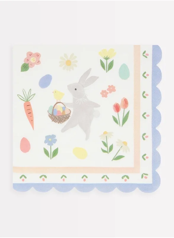 Meri Meri Easter Bunny Large Napkins