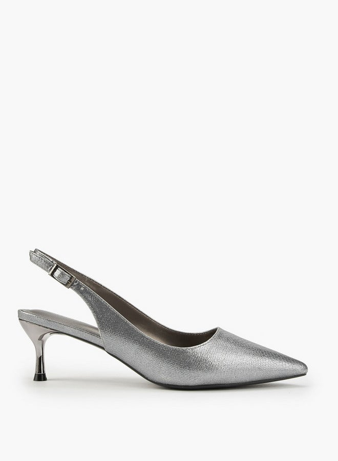 فلورا بيلا من شو إكسبرس أحذية معدنية مدببة بكعب خنجري - Image 1