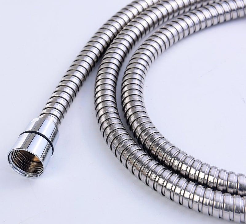 59 Inch (4.9 Ft) Shower Hose Bathroom Stainless Steel Extra Long Shower Head Hose Toilet Handheld Showerhead Sprayer Extension Replacement,Polished Chrome - Image 4