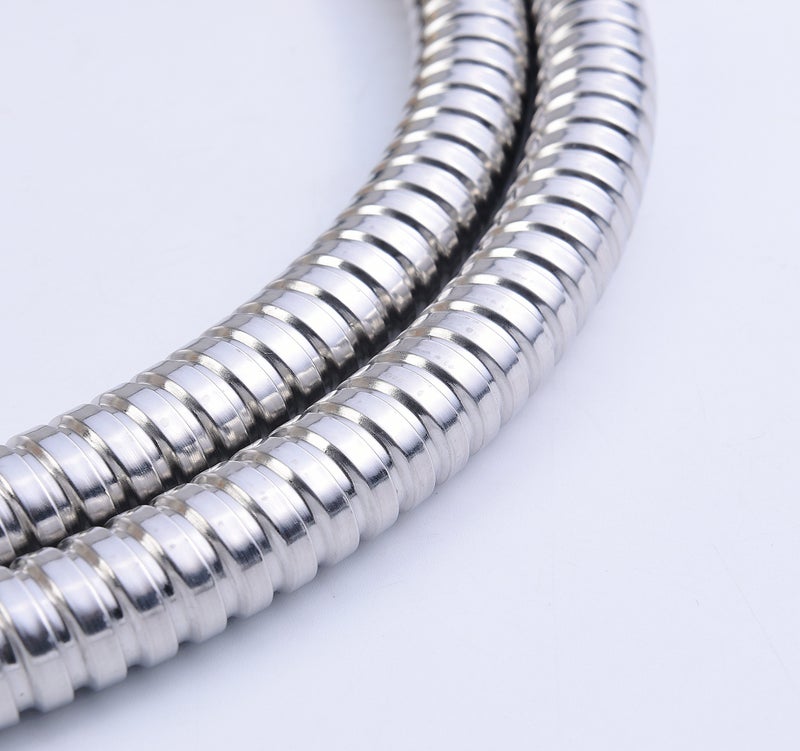59 Inch (4.9 Ft) Shower Hose Bathroom Stainless Steel Extra Long Shower Head Hose Toilet Handheld Showerhead Sprayer Extension Replacement,Polished Chrome - Image 5