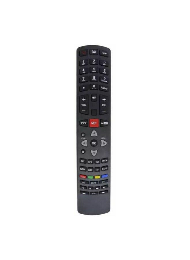 NIBEMINENT Remote Control For Tcl And Netflix 3D Led Lcd Tv Black
