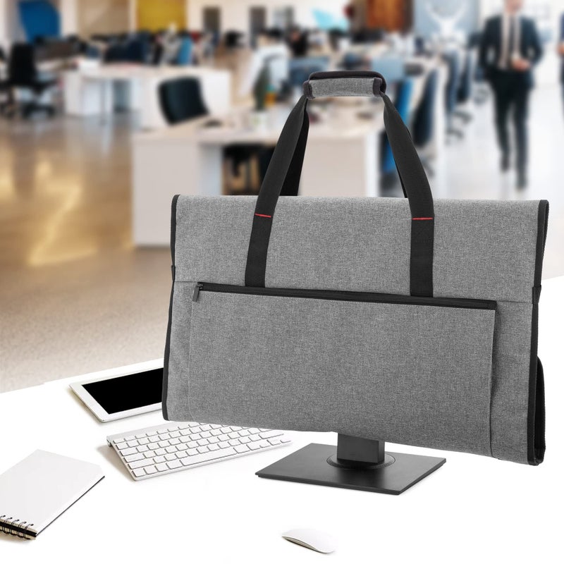 Trunab حقيبة سفر تروناب لشاشات LCD بحجم 27" والشاشات، مع بطانة مخملية مبطنة، حقيبة حماية للشاشة متوافقة مع iMac بحجم 27" والإكسسوارات، رمادي (تصميم مسجل) - Image 5