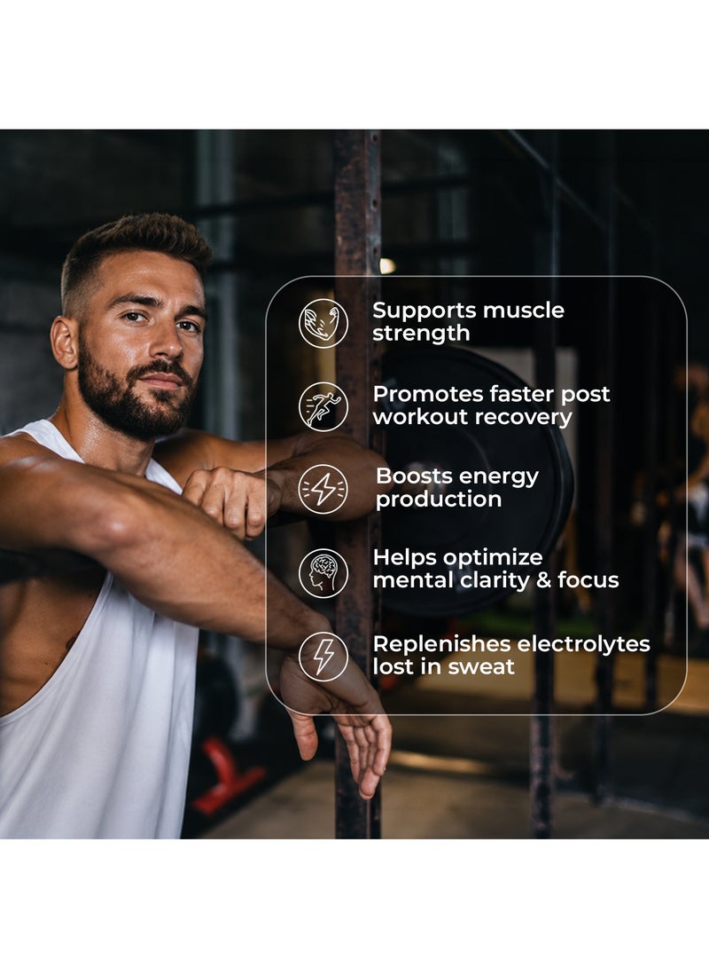 Fast&Up 3000 mg Creatine monohydrate + 567 mg Electrolytes | Zero Sugar | Pouch of 15 stick packs | Orange flavour - Image 5