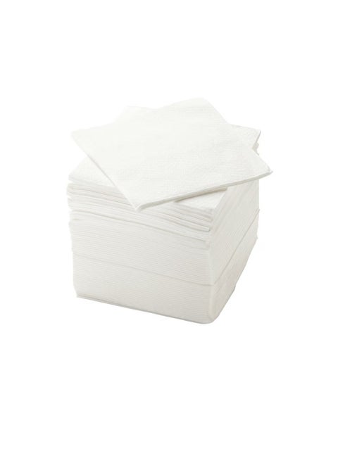 Paper napkin white 150 pack