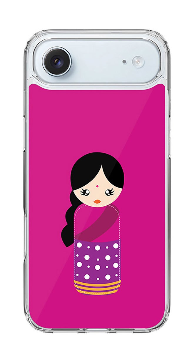 Stylizedd Classic Clear MagSafe Case for iPhone 17 Air , Hybrid Soft Case Flexible Edges Anti Drop TPU PC Gel Thin Transparent Cover [ Designed for iPhone 17 Air ] - Indian Doll