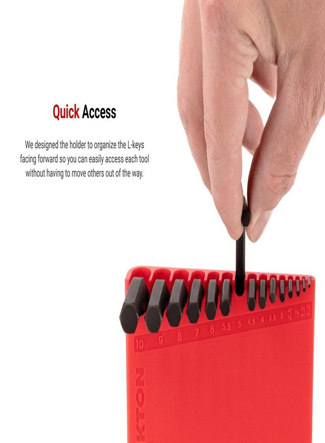TEKTON 15-Tool Hex L-Key Holder (1.3-10 mm) | OKH32101 - Image 5
