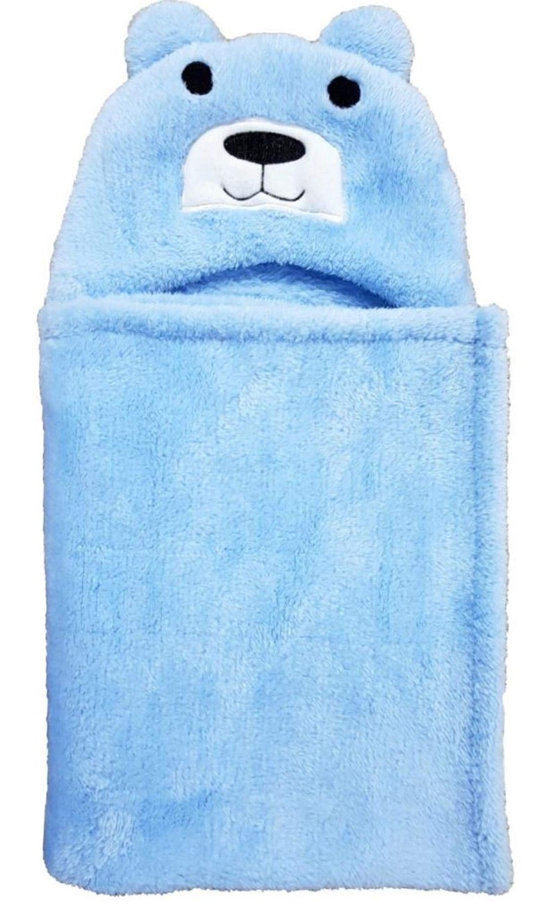 BRANDONN All in 1 Ultrasoft Luxury Hooded Funny Caps Wrapper/Baby Bath Towel/Baby Blanket - Image 3