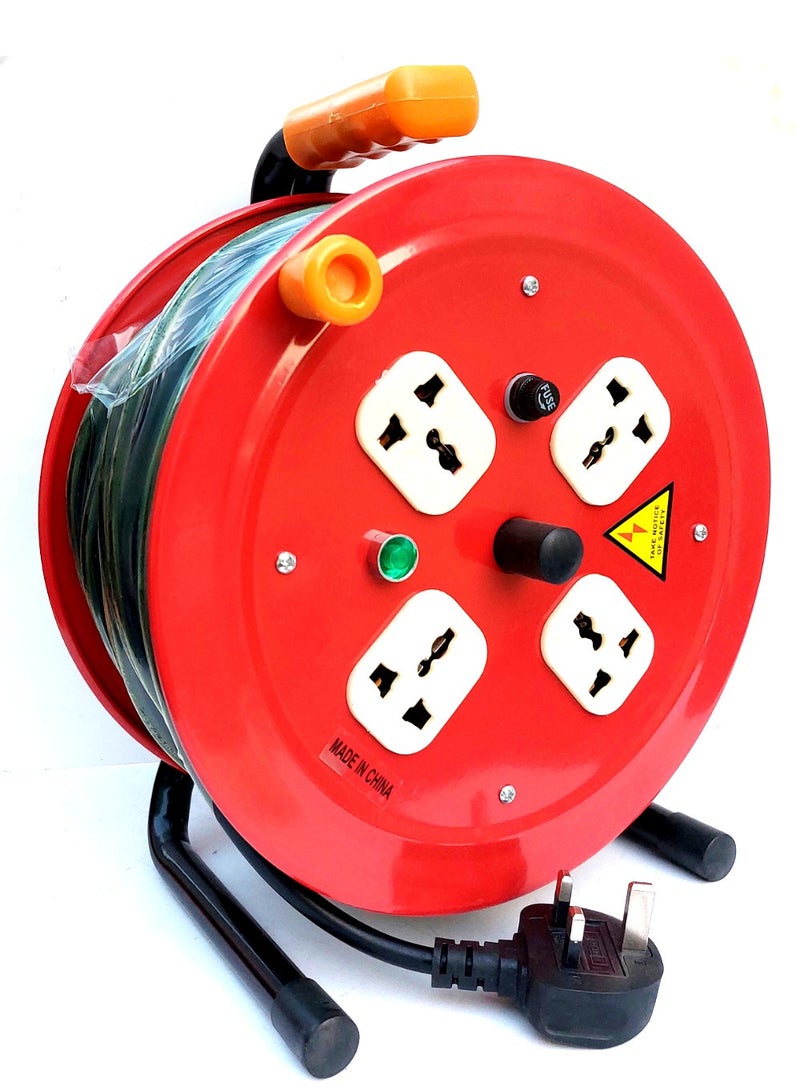 lucus 25m extension wire with 4 socket - Image 1