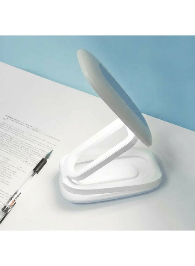 أباجورة ليد قابلة لإعادة الشحن – إضاءة طبيعية بتعتيم متدرج، بطارية 1500 مللي أمبير، شحن Type-C، تصميم قابل للطي – 4 وات. - Image 2