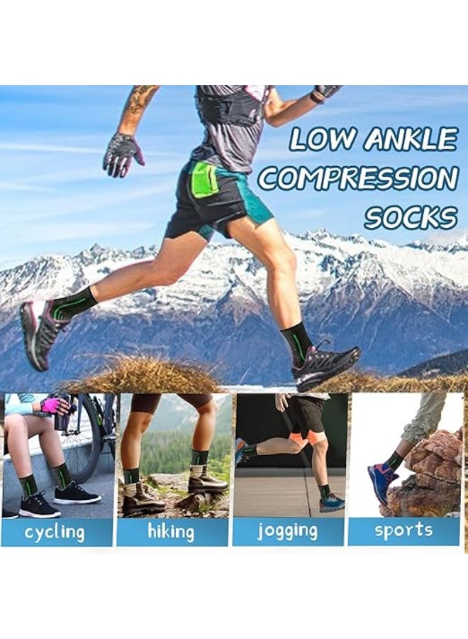 Foot & Ankle Brace Compression Socks - Wrap Support Sleeve for Men & Women - Effective Relief for Plantar Fasciitis, Sprained Ankle, & Injury Recovery - Image 4