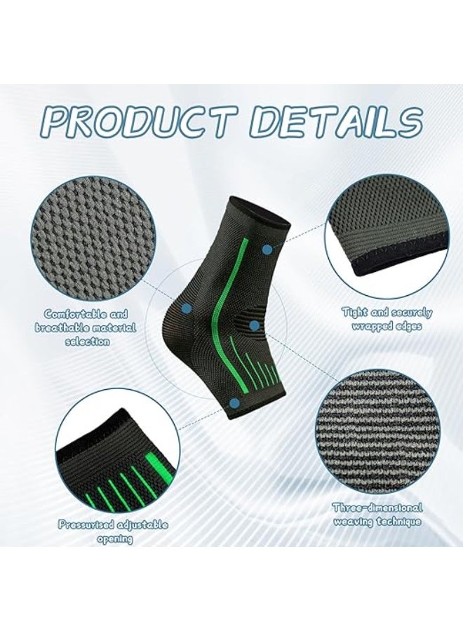 Foot & Ankle Brace Compression Socks - Wrap Support Sleeve for Men & Women - Effective Relief for Plantar Fasciitis, Sprained Ankle, & Injury Recovery - Image 5