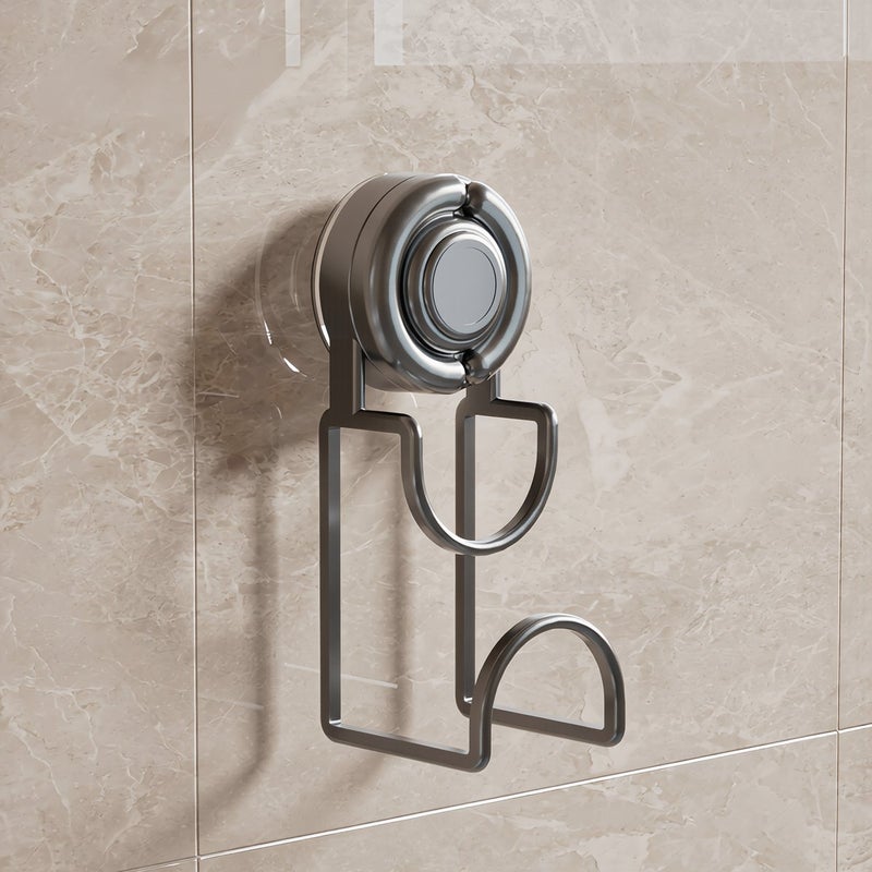 Family Use Washbasin Hook Compatible Baby Bathtub Wall Mount Bathroom Organizer Gun Black - Image 3