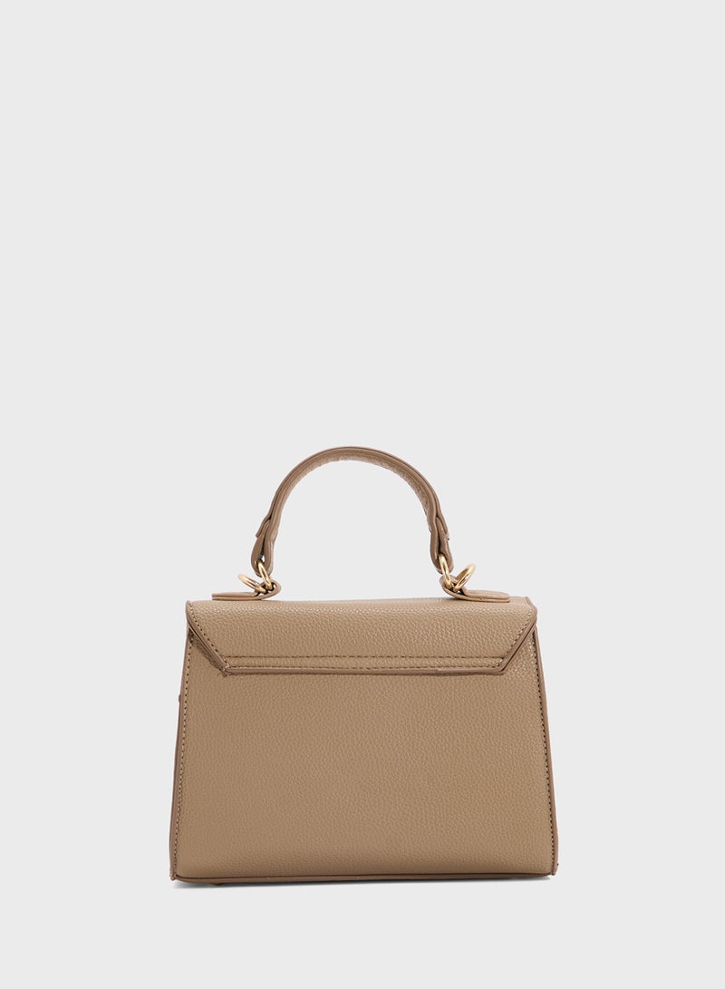 ELLA Womens Satchel With Buckle  - Image 2