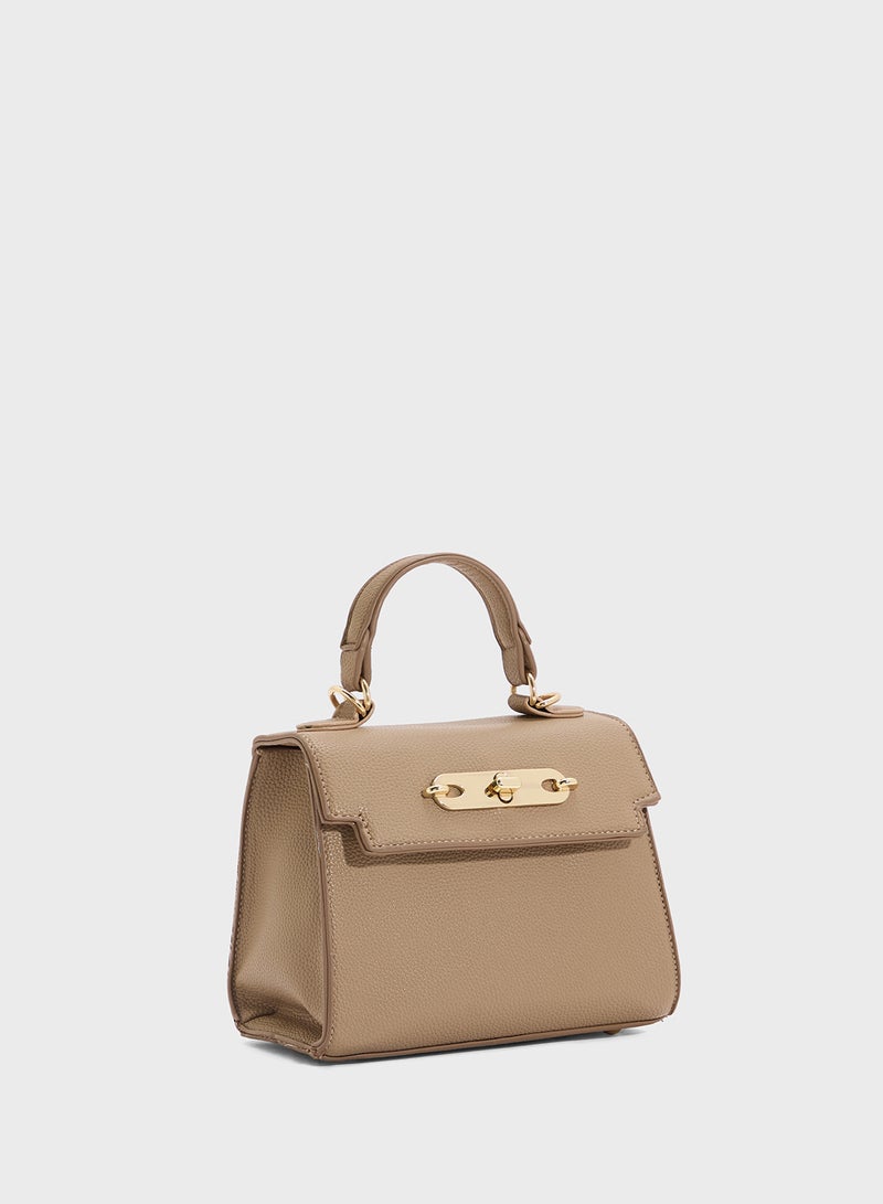 ELLA Womens Satchel With Buckle  - Image 3