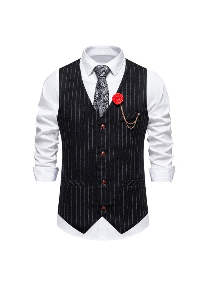 Shougu New Fashionable Casual Men's Suit Vest - Image 1