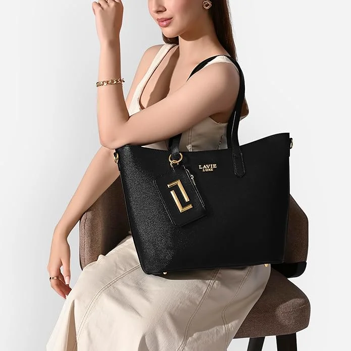 Lavie Luxe Women's Duo Hailon Tote bag (Black)