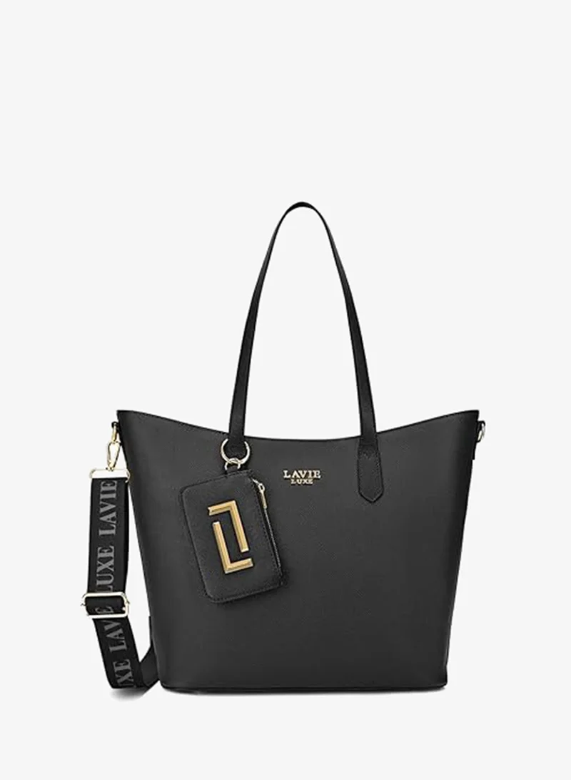 Lavie  Luxe Women's Duo Hailon Tote bag (Black) for Women | Best Price UAE