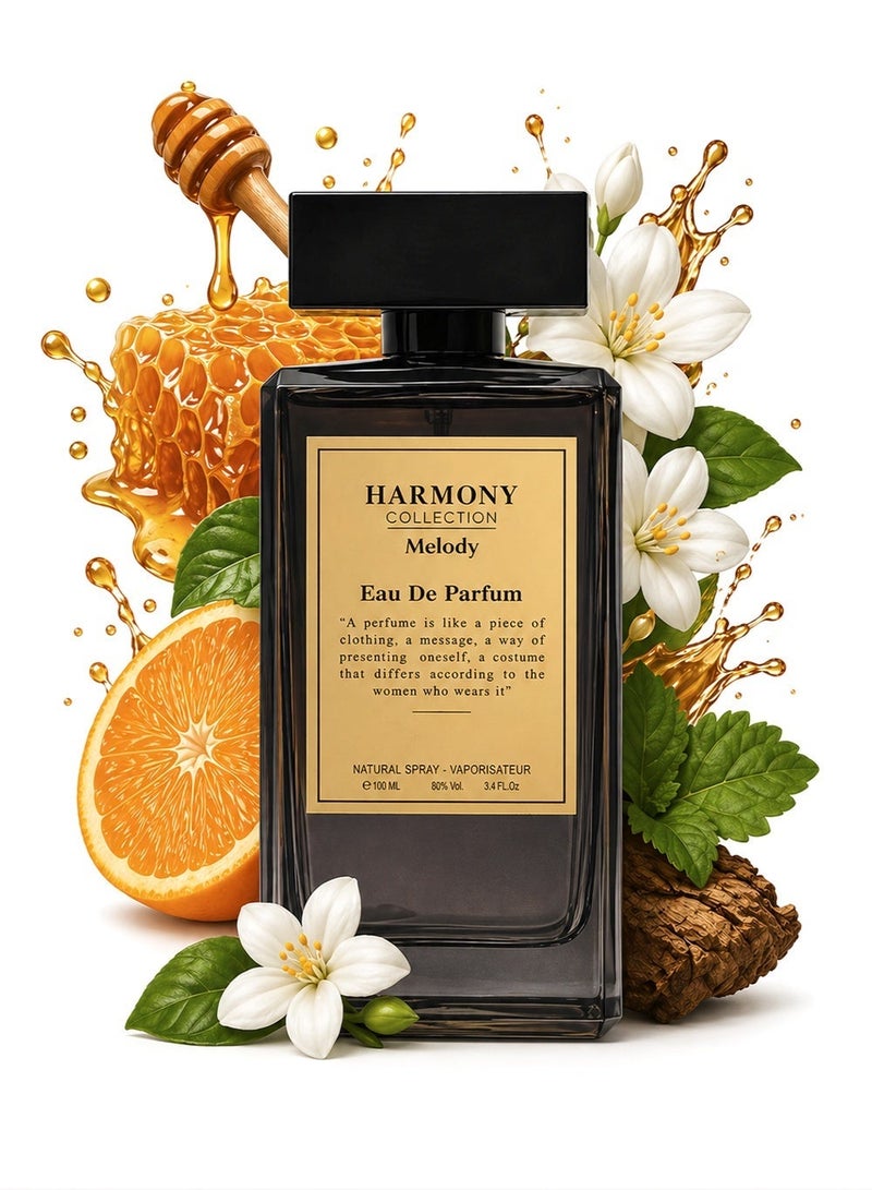 ديفينا عطر ميلودي من مجموعة هارموني للنساء - 100 مل | عطر نسائي برائحة العسل والباتشولي - Image 1