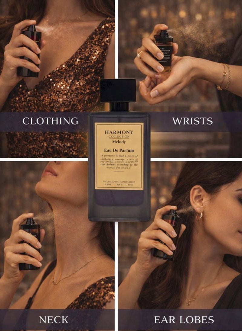 ديفينا عطر ميلودي من مجموعة هارموني للنساء - 100 مل | عطر نسائي برائحة العسل والباتشولي - Image 5