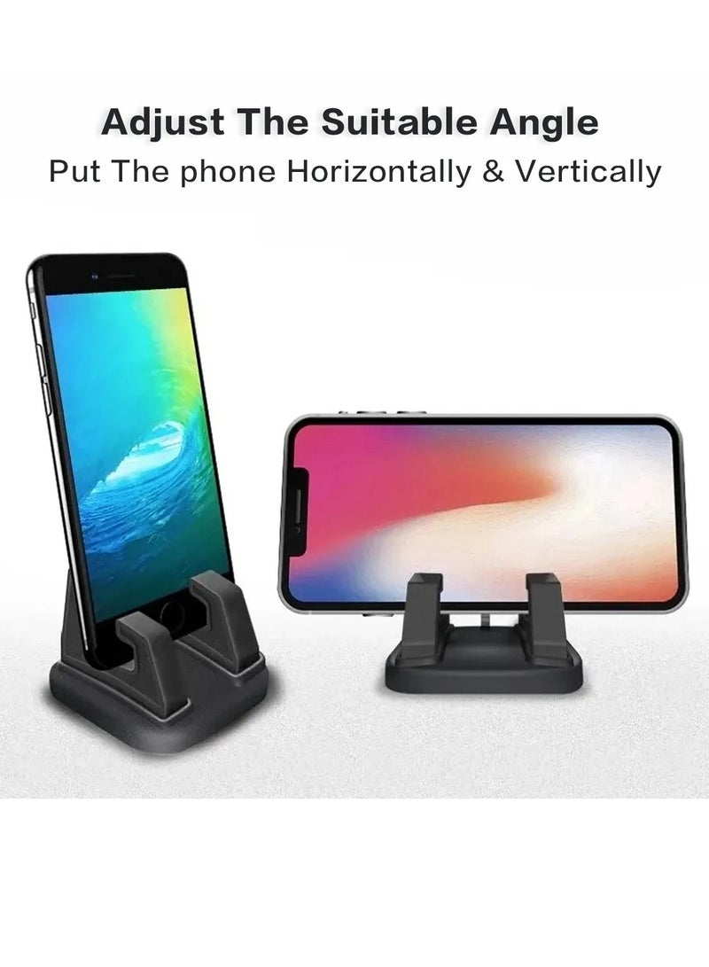 AROAQ Car Phone Holder, 360 Degree Soft Silicone Anti Slip Mobile Phone Mount, Compact Portable Stick To Dashboard Silicone Bracket Phone Stand, Stable Car Phone Mount For Cell Phone - Image 4