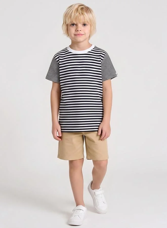 Take Two Boys Classic Nautical Stripe T-Shirt By Juniorloom