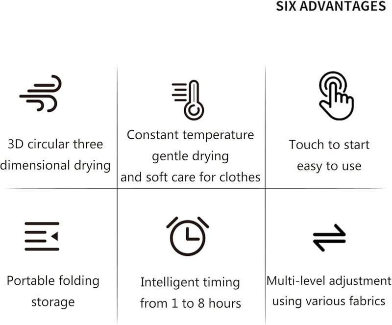 KASTWAVE Automatic Ironing Machine, Portable Garment Steamer and Clothes Folding System, Vertical Steam Iron for Home and Travel, Wireless Dryer for Apartment Use, Includes User Manual - Image 5