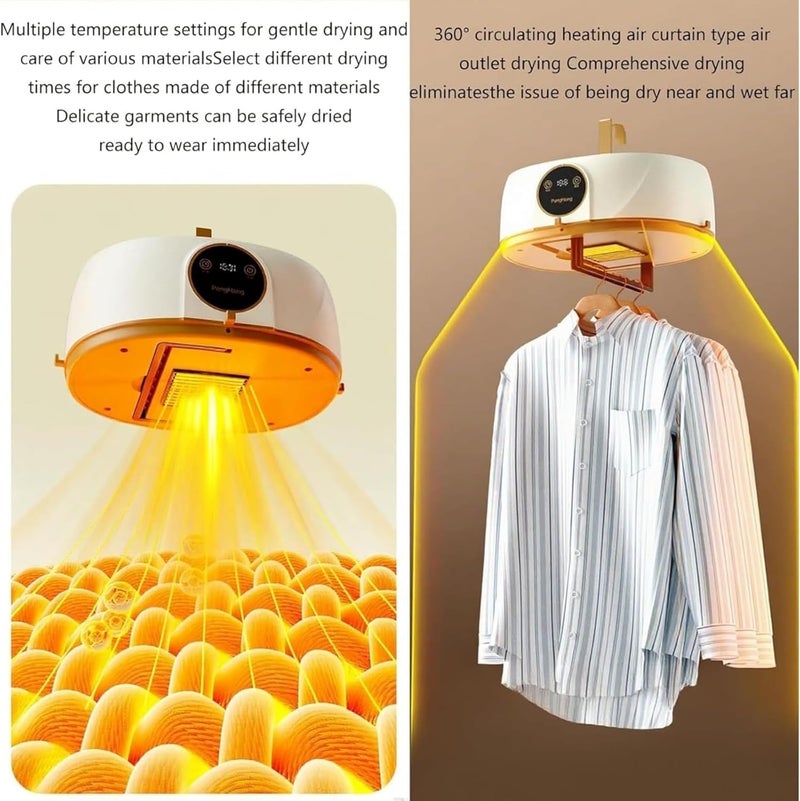 KASTWAVE Automatic Ironing Machine, Portable Garment Steamer and Clothes Folding System, Vertical Steam Iron for Home and Travel, Wireless Dryer for Apartment Use, Includes User Manual - Image 2