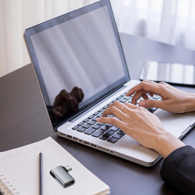 ETZIN Micro to USB Adapter OTG Cable Adapter for Fire TV Stick 4K Powered Micro USB to USB OTG Adapter for Android Phone Tablet and More Host Devices with Micro to USB Left (1206CC) - Image 5