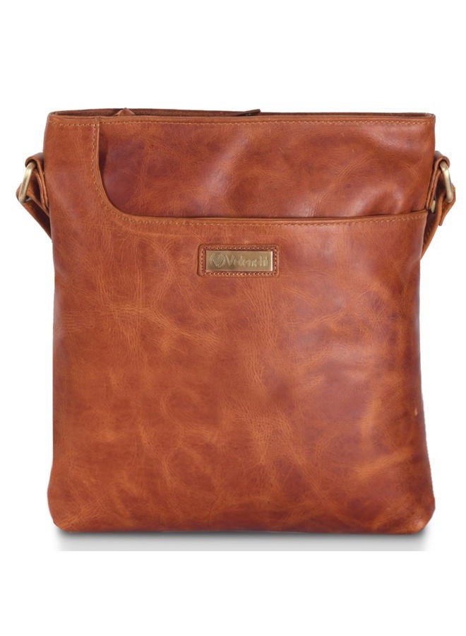 GyroVu Leather Crossbody Bags for Women - Women's Crossbody Handbags - Trendy Leather Purse for Women - Ladies Sling Bag  - Image 1