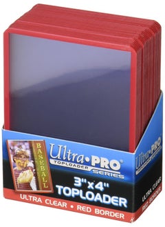 Ultra Pro 3" × 4" حافظة بحدود حمراء 25 قطعة  - Image 2