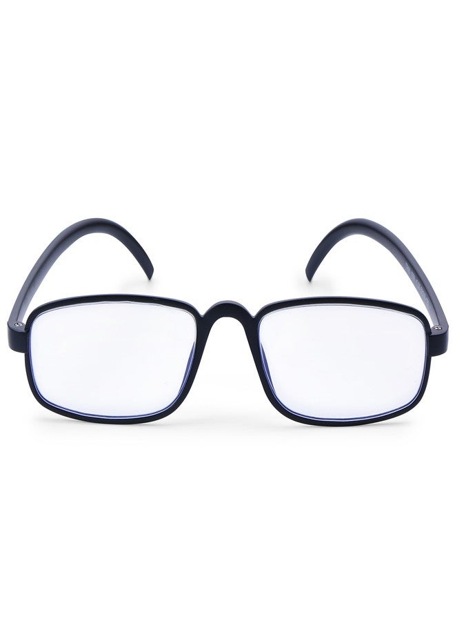 AEC CEO 1 Unisex Reading Glasses +1.75 Power Full Rim Lightweight Plastic Frame with BlueRazr UV Protection Lenses – Sober & Functional Design with Soft Sleeve Case for Men and Women (Black) - Image 5