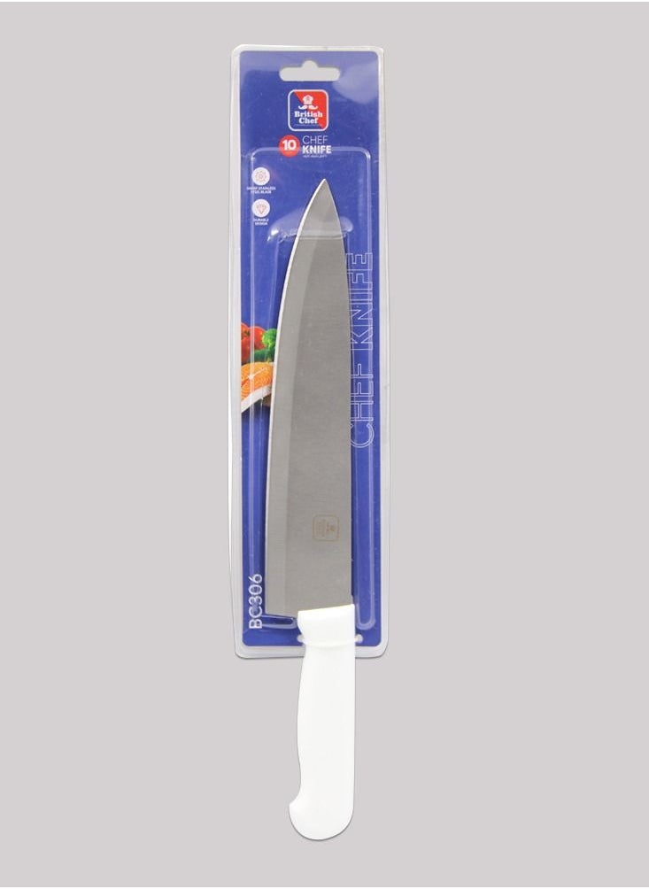 British Chef - Chef knife with Sharp Stainless steel Blade Durable design, Your multifunctional companion for effortless Slicing, Dicing, Chopping and Carving-10 inch - Image 1