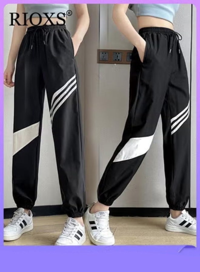 RIOXS Women's Athletic Workout Yoga Jogger-style High Waisted Gym Seamless Sportswear Pants Slim Fit Bodybuilding Pants - Image 4