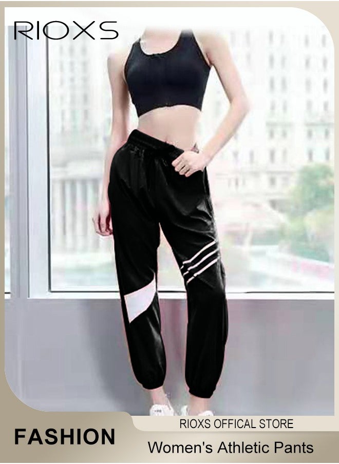 RIOXS - Women's Athletic Workout Yoga Leggings High Waisted Gym Seamless Sportswear Pants Slim Fit Bodybuilding Pants - Image 1